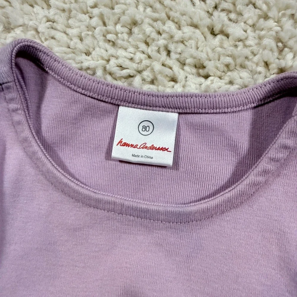 Hanna Andersson Purple Tulle Tutu Dress 18-24M Lavender Metallic Ballerina